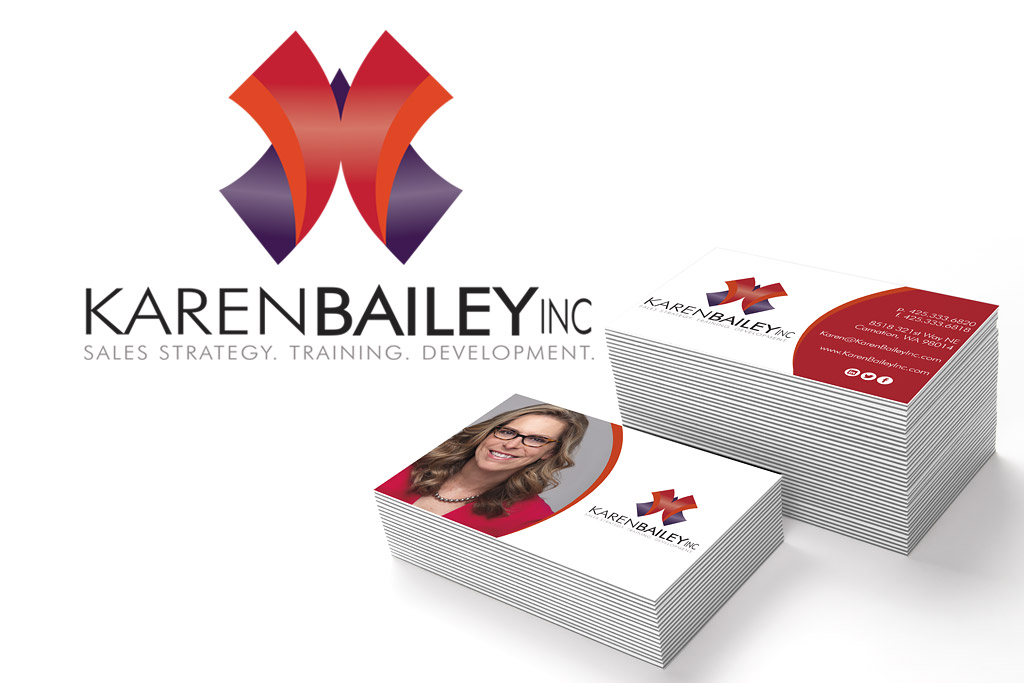 Karen Bailey Inc. Logo and Business Card Design