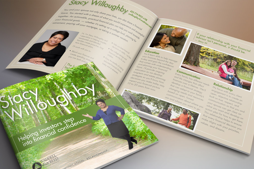 Stacy Willoughby Waddell and Reed Brochure Design