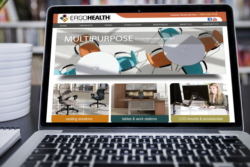 Ergo Health Website Design
