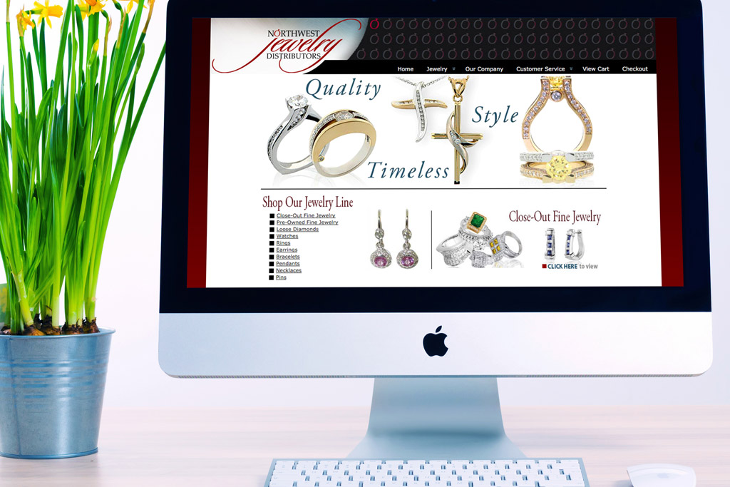 Northwest Jewelry Distributors Website Design