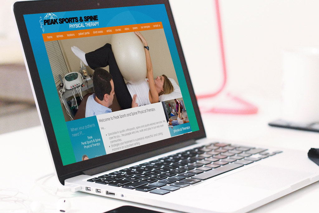 Peak Sports and Spine Physical Therapy Website Design